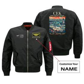 Kurchatov Chelyabinsk International Airport (CEK) Bomber Jacket