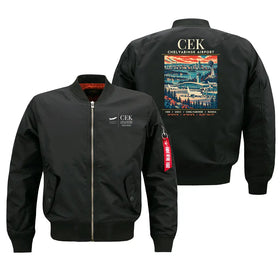 Kurchatov Chelyabinsk International Airport (CEK) Bomber Jacket