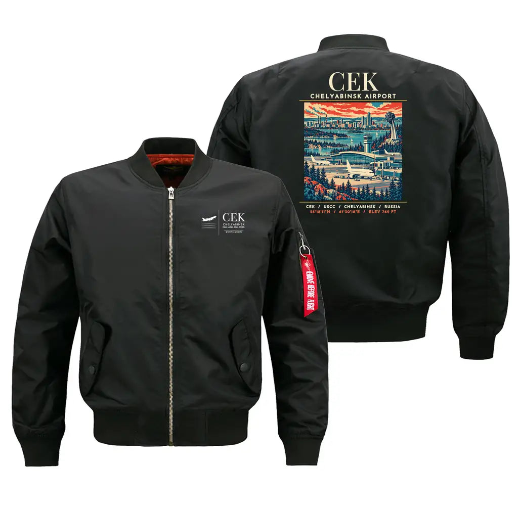 CEK - Poster - Bomber Jacket - Black