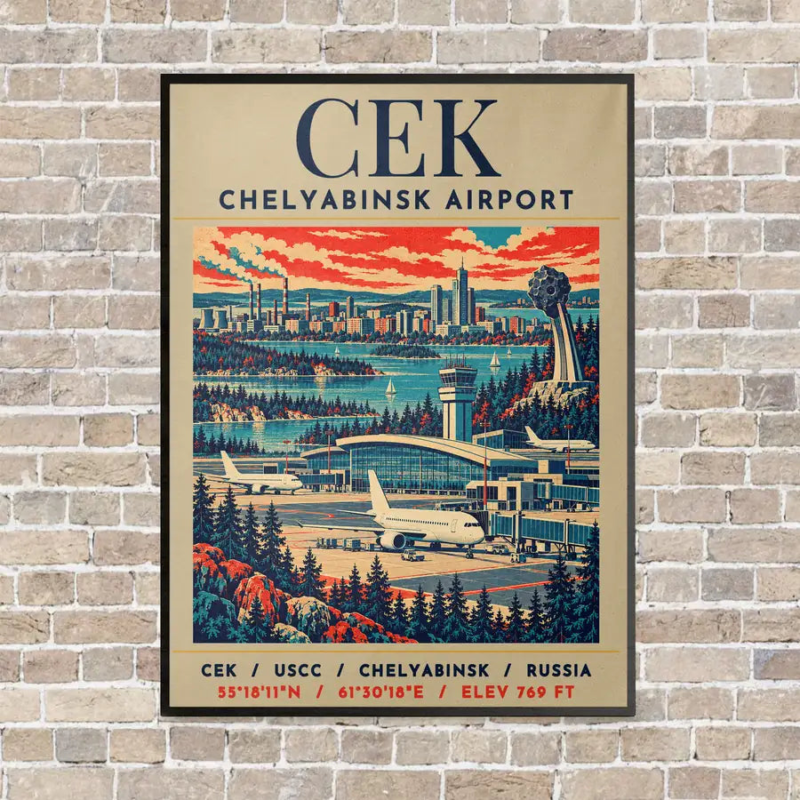 CEK - Poster - Canvas Framed - Beige