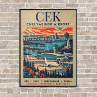 Thumbnail for CEK - Poster - Canvas Framed - Beige