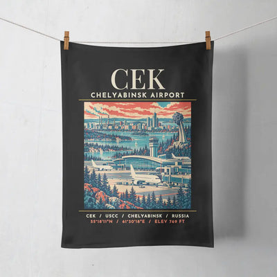 CEK - Poster - Towel - Black