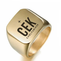 Thumbnail for Kurchatov Chelyabinsk International Airport (CEK) Rings - Ring - Golden