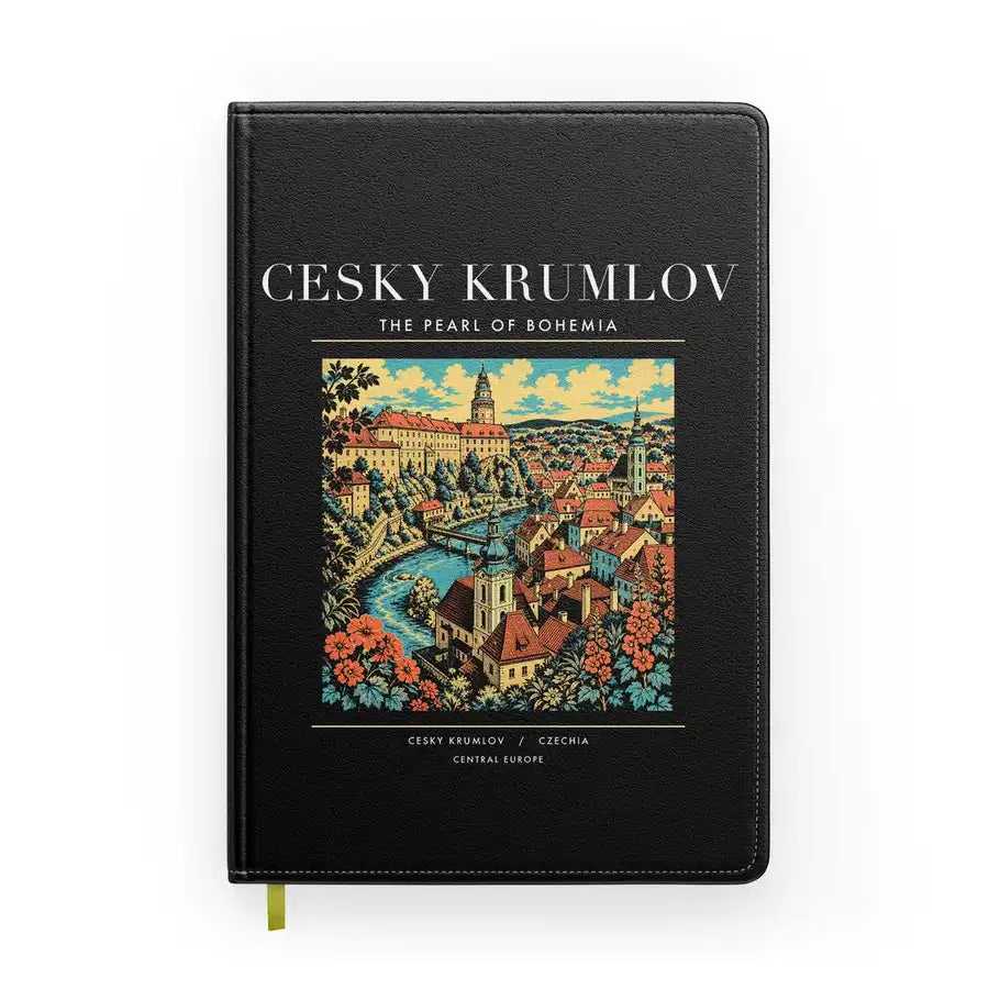 CESKY KRUMLOV - Poster - Notebook - Black