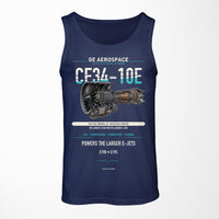 Thumbnail for CF34-10E design on dark blue tank top