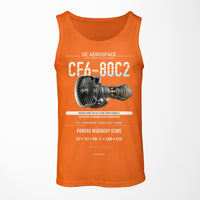 Thumbnail for CF6-80C2 design on orange tank top