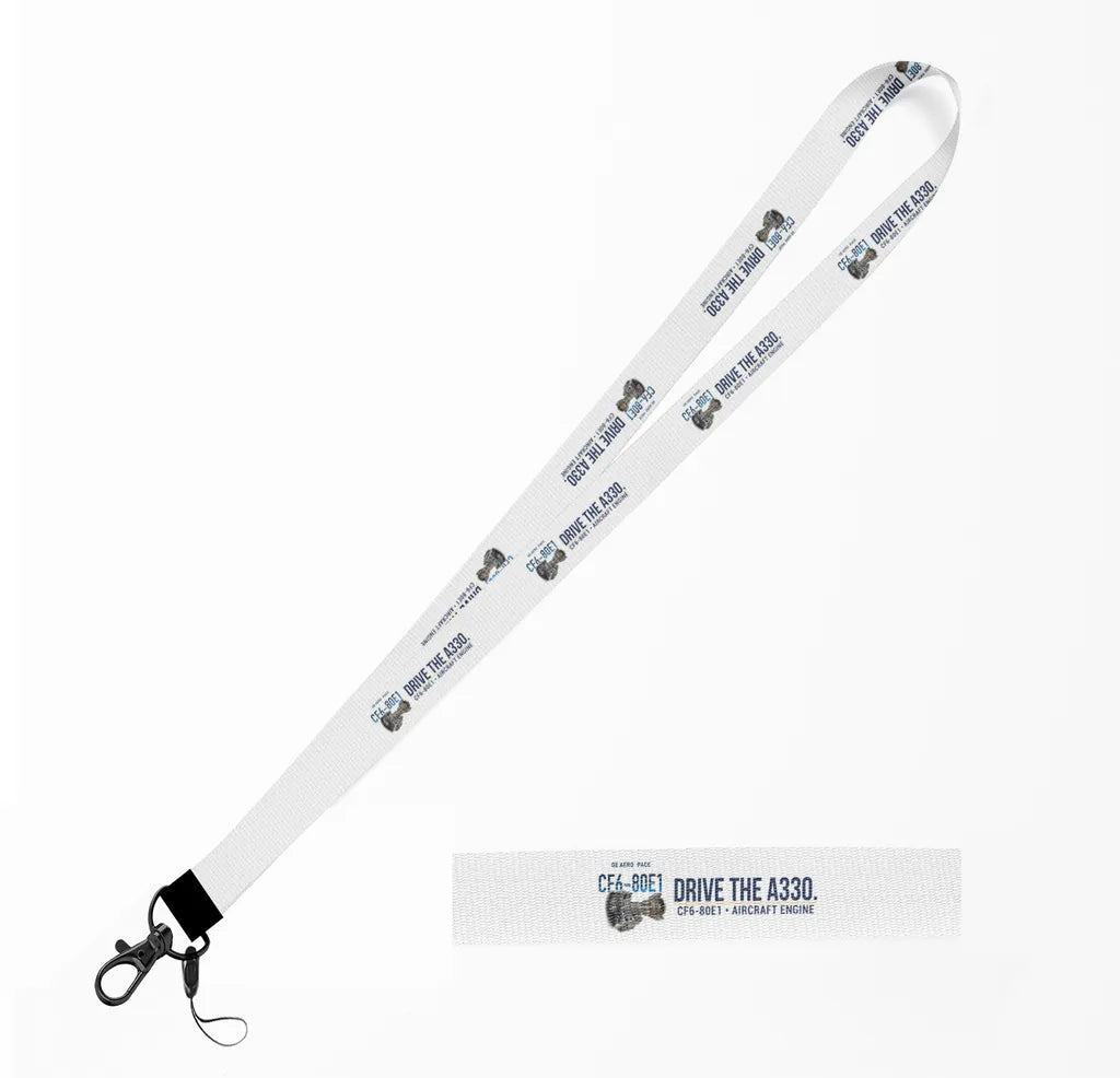 CF6-80E1 lanyard - white