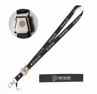 Thumbnail for CF6-80E1 seat belt lanyard - black