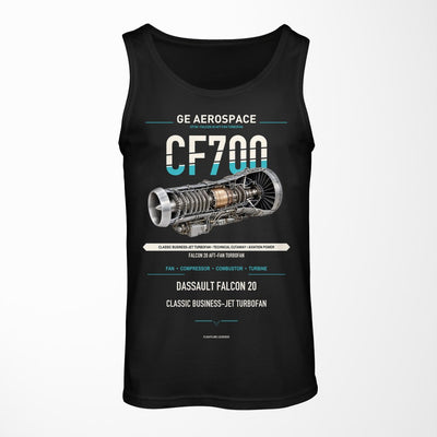 CF700 design on black tank top