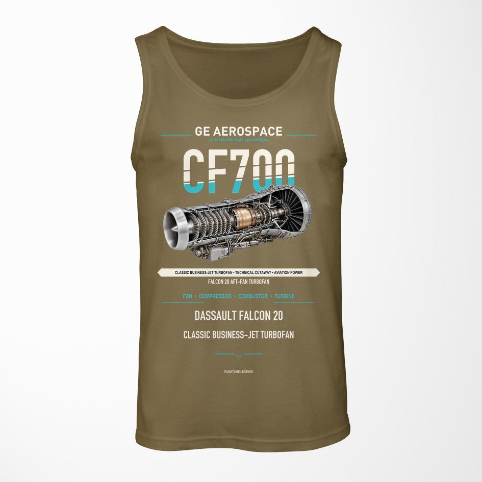 CF700 design on green army tank top