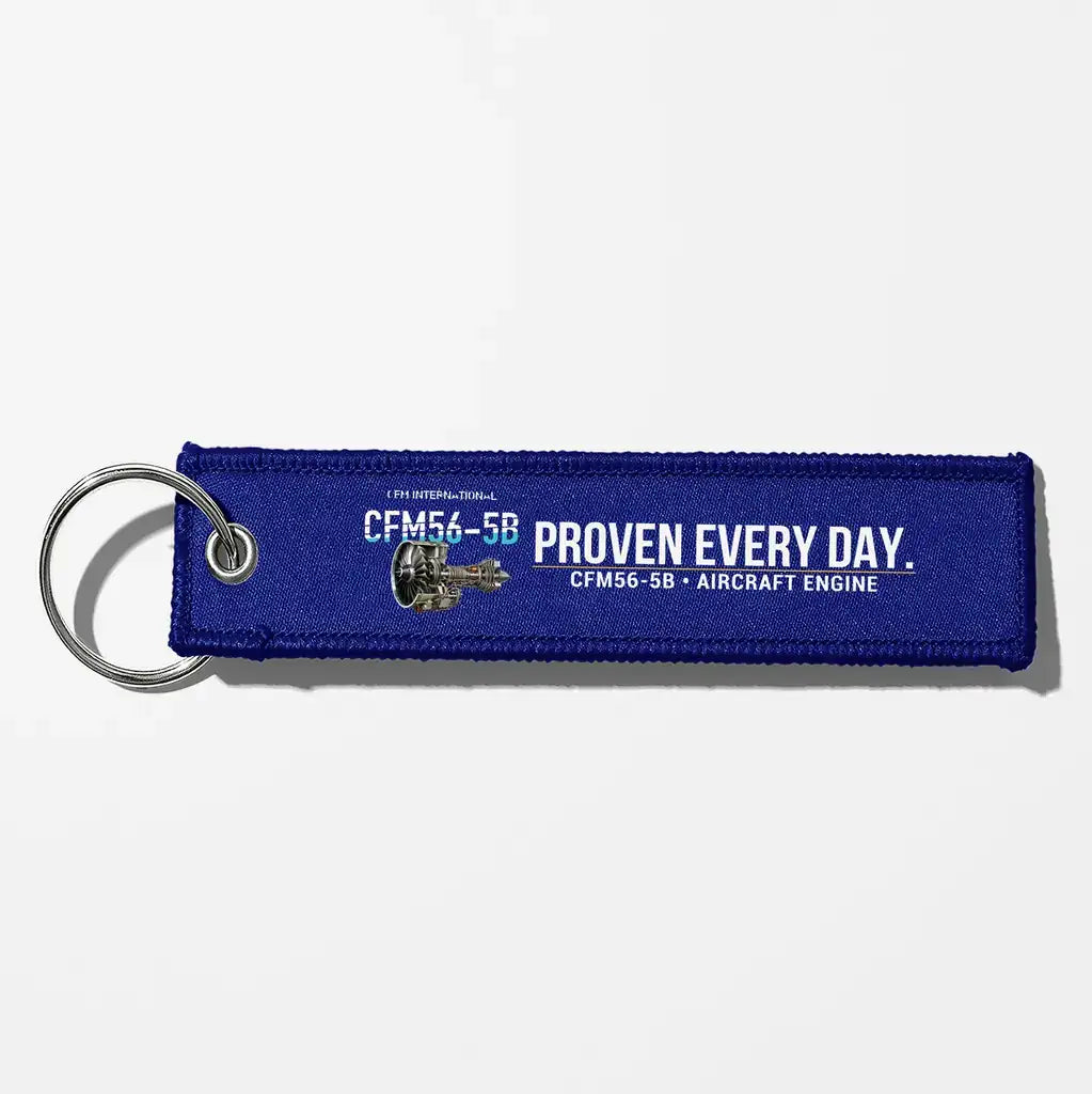 CFM CFM56-5B Engine Aviator Key Chains - Blue