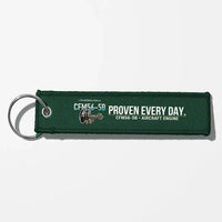 Thumbnail for CFM CFM56-5B Engine Aviator Key Chains - Dark Green