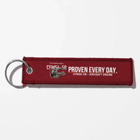 Thumbnail for CFM CFM56-5B Engine Aviator Key Chains - Dark Red
