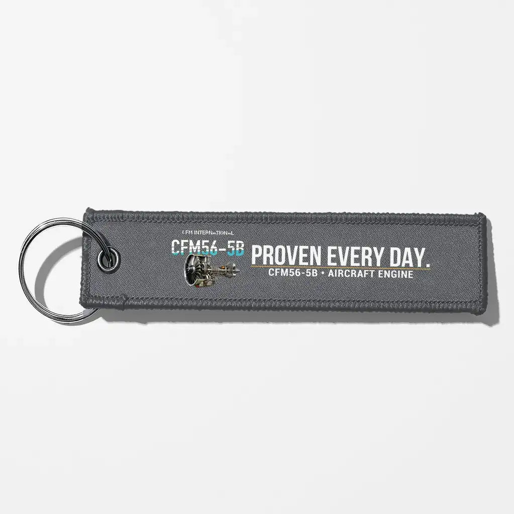 CFM CFM56-5B Engine Aviator Key Chains - Gray