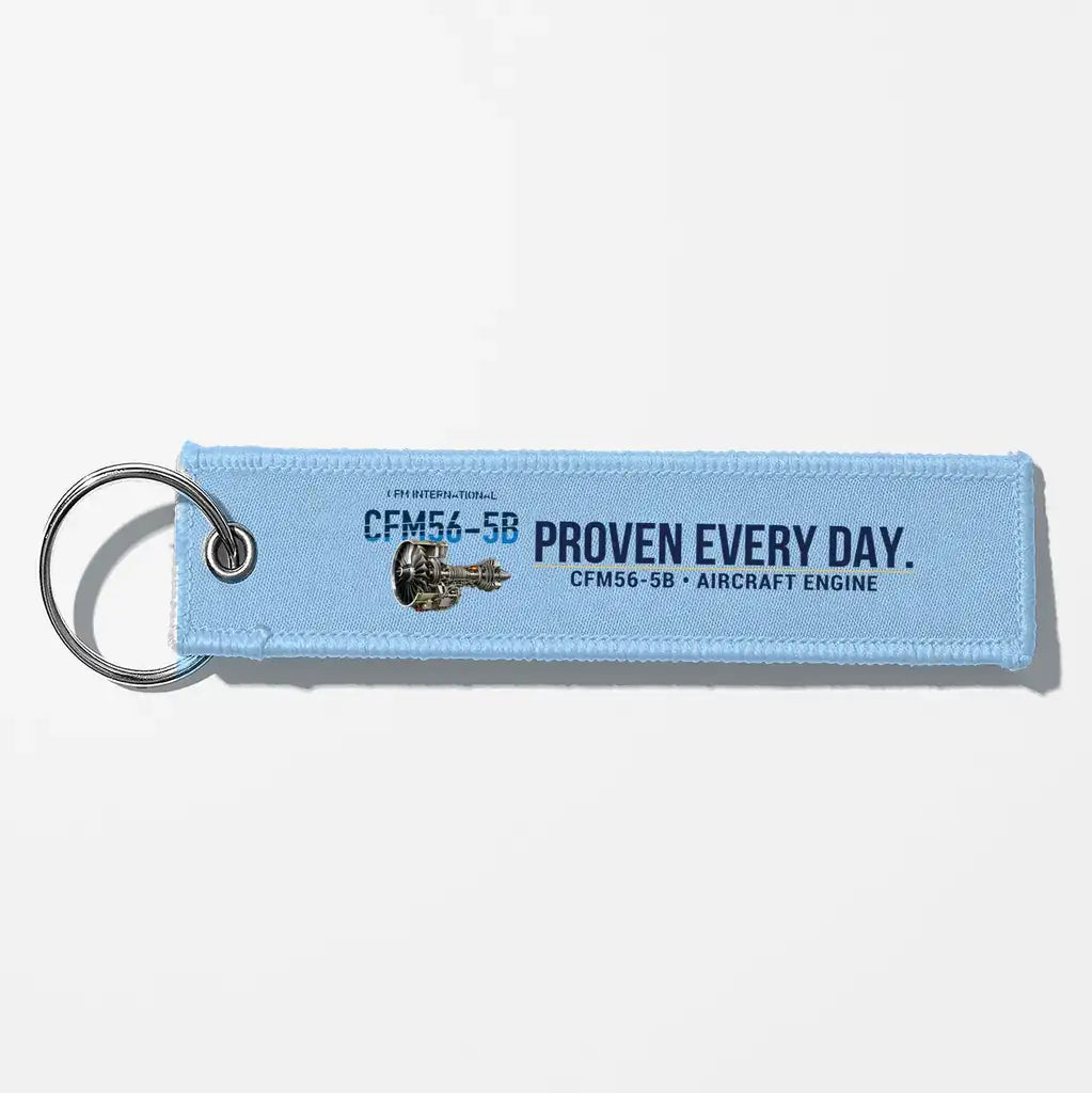 CFM CFM56-5B Engine Aviator Key Chains - Light Blue