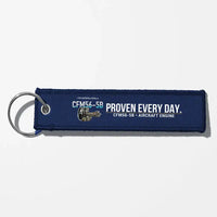 Thumbnail for CFM CFM56-5B Engine Aviator Key Chains - Navy Blue