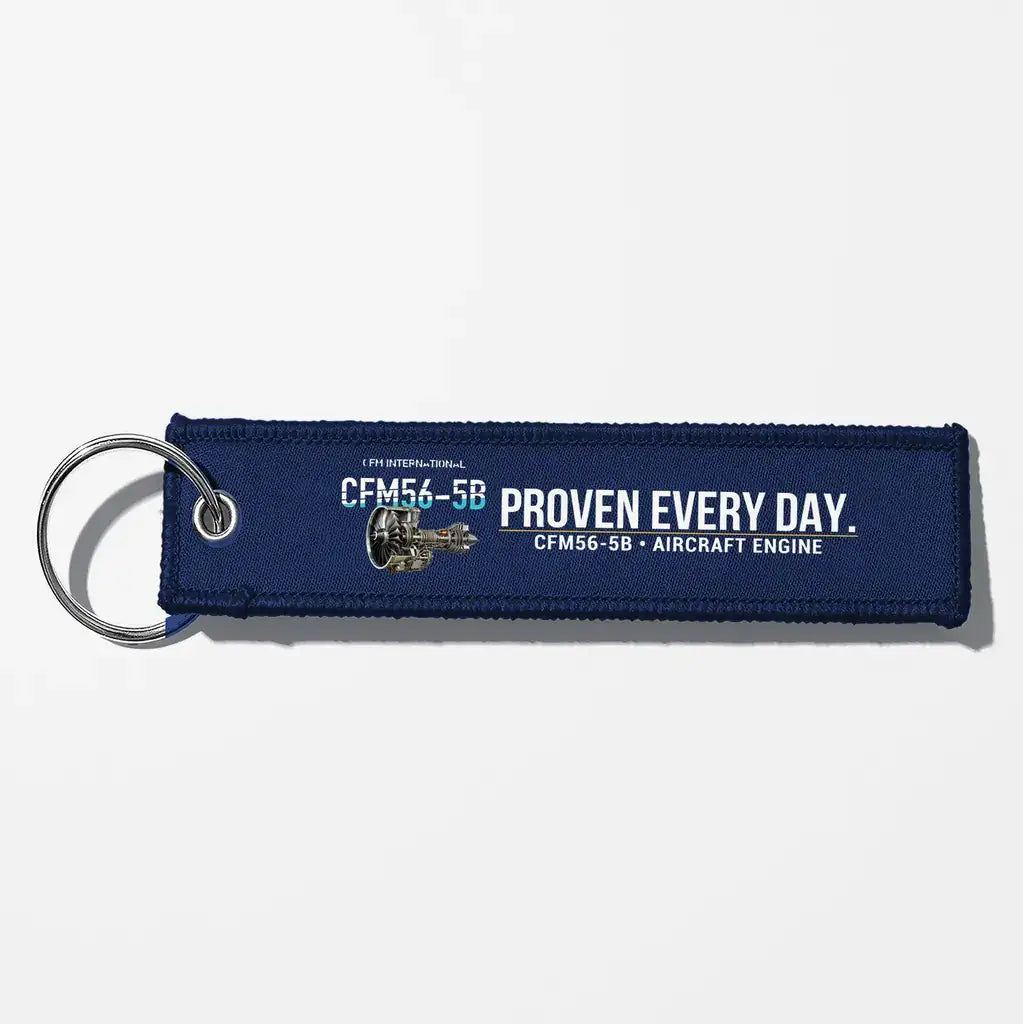 CFM CFM56-5B Engine Aviator Key Chains - Navy Blue