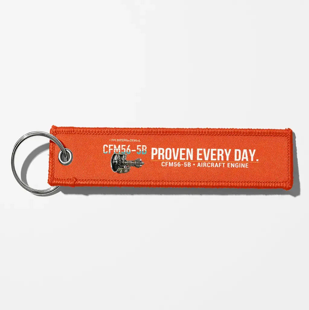 CFM CFM56-5B Engine Aviator Key Chains - Orange