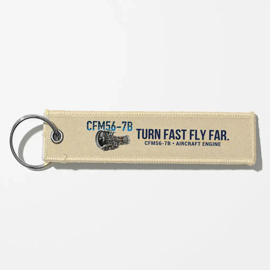 CFM CFM56-7B Engine Aviator Key Chains - Beige