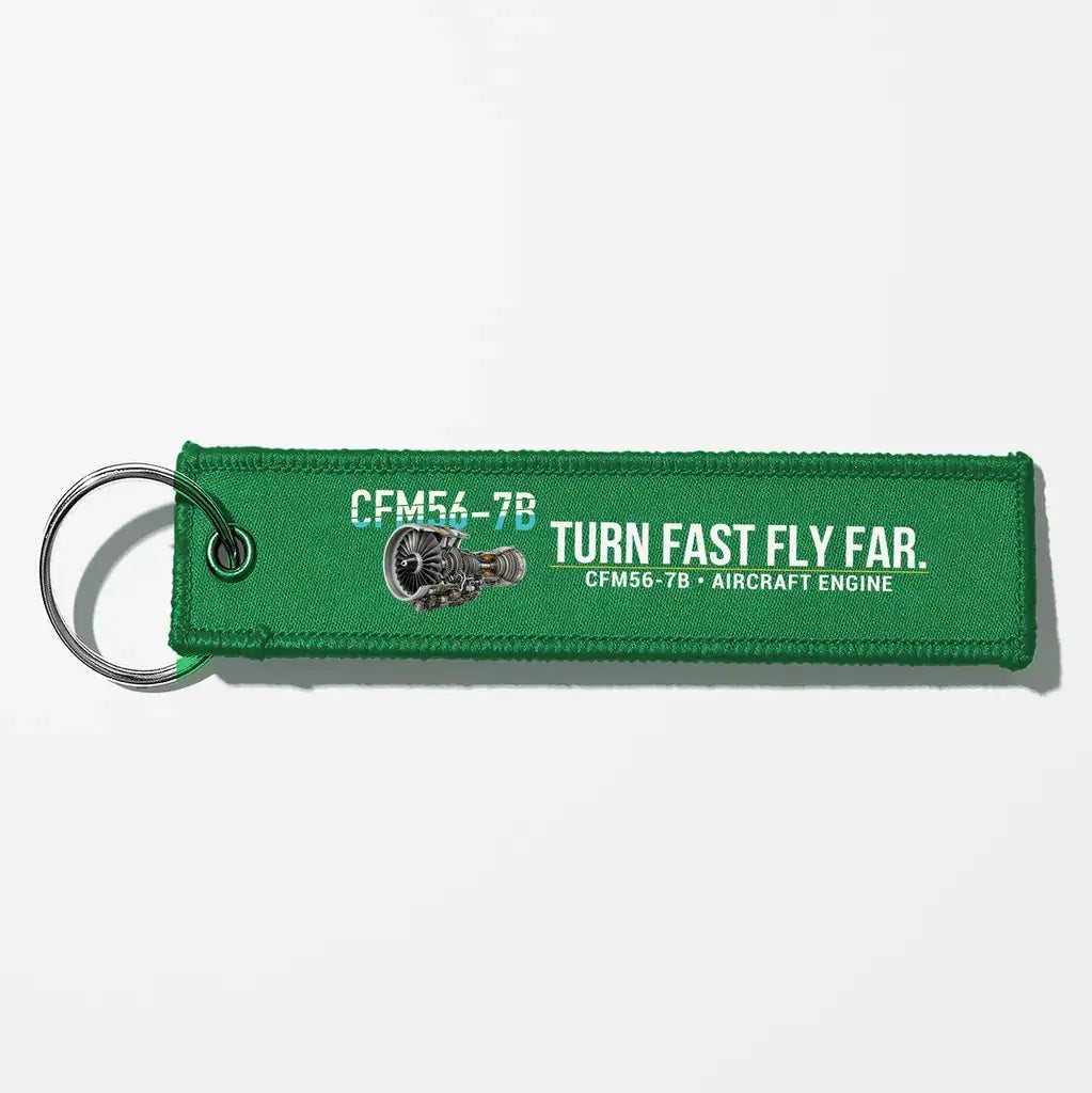 CFM CFM56-7B Engine Aviator Key Chains - Green