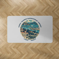 Thumbnail for Corfu International Airport 'Ioannis Kapodistrias' (CFU) Carpets - Carpet Rectangle - Badge - Light Gray V2