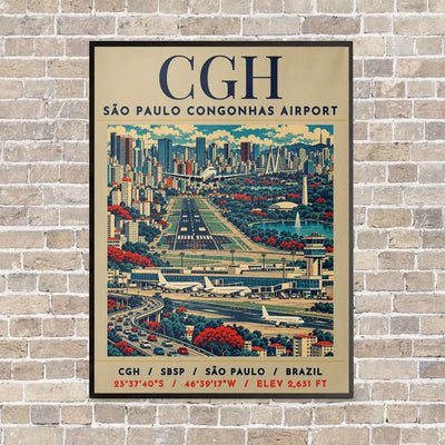 CGH - Poster - Canvas Framed - Beige