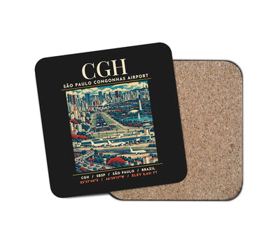 CGH - Poster - Coaster - Black