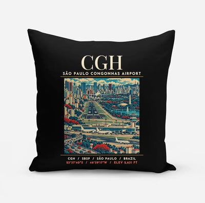 CGH - Poster - Pillow - Black