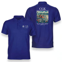Thumbnail for CGK - Poster - Double-Side Polo - Blue
