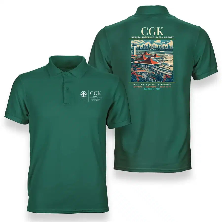 CGK - Poster - Double-Side Polo - Green