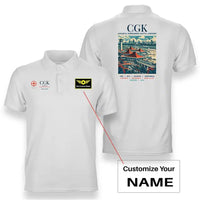 Thumbnail for CGK - Poster - Double-Side Polo - White + Name