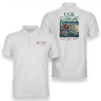 Thumbnail for CGK - Poster - Double-Side Polo - White