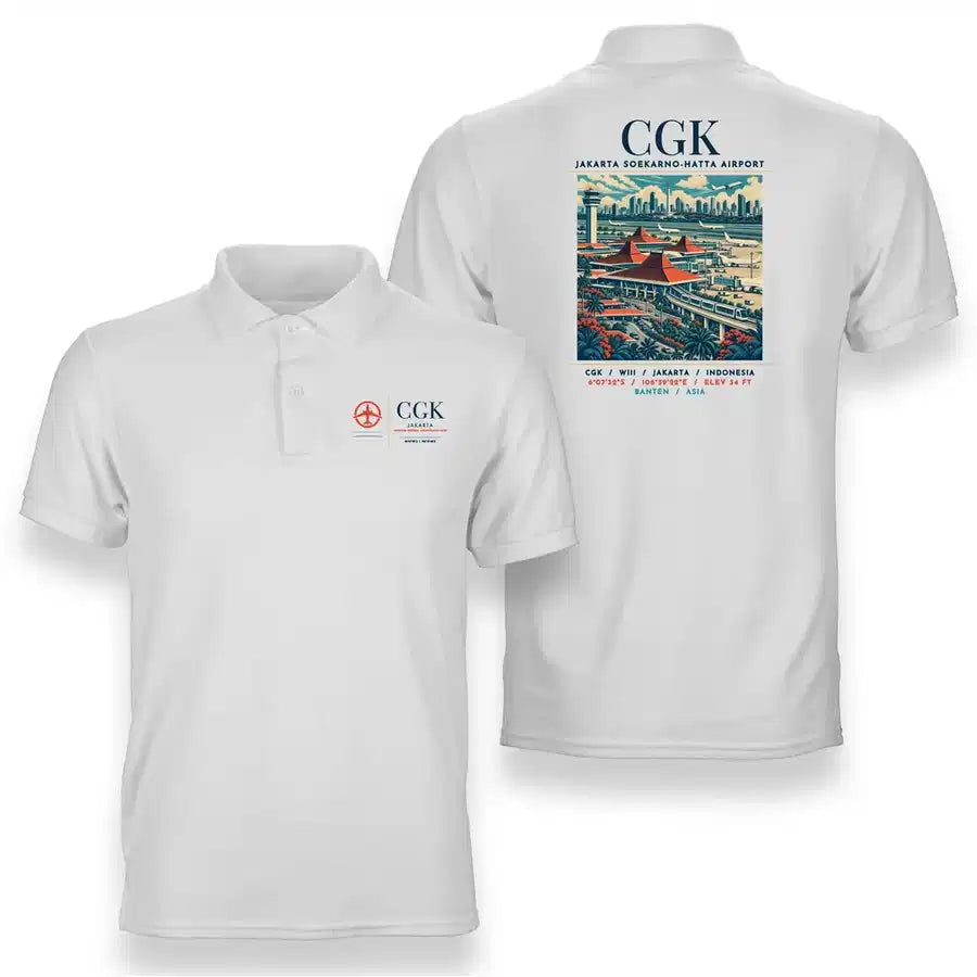 CGK - Poster - Double-Side Polo - White