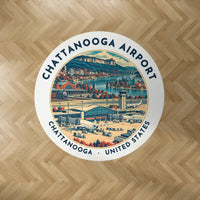 Thumbnail for Chattanooga Airport (CHA) Carpets - Carpet Round - Badge - White V2