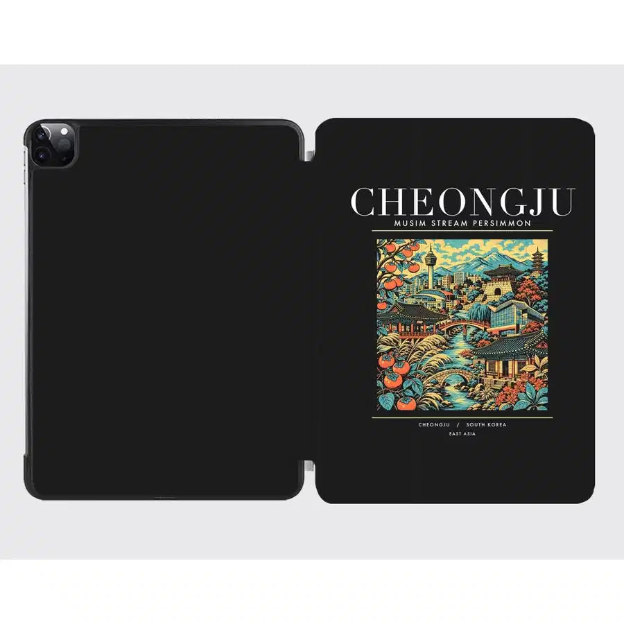 CHEONGJU - Poster - iPad Case - Black