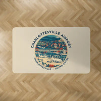 Thumbnail for Charlottesville–Albemarle Airport (CHO) Carpets - Carpet Rectangle - Badge - Beige V2