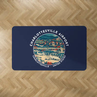 Thumbnail for Charlottesville–Albemarle Airport (CHO) Carpets - Carpet Rectangle - Badge - Dark Blue V2