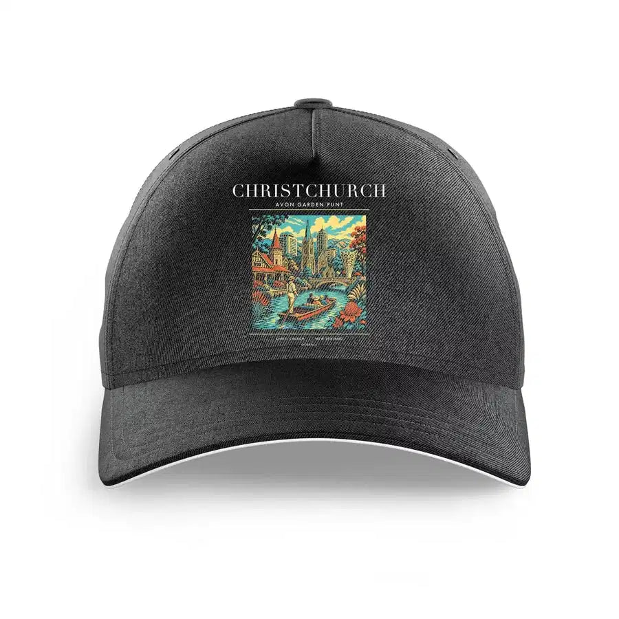 CHRISTCHURCH - Poster - Hat - Black