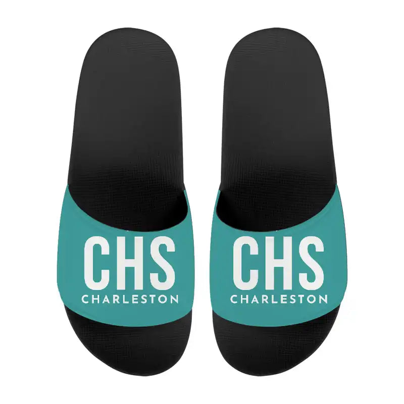 Charleston International Airport (CHS) Slippers & Flip Flops - Slippers - Sport - Code - Turquoise