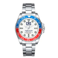 Thumbnail for Charleston International Airport (CHS) Aviator Watches - Classic - White - Premium Diver - Blue & Red