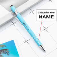 Thumbnail for Charleston International Airport (CHS) Pens - touch pen - light blue with name