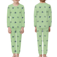 Thumbnail for Chico Regional Airport (CIC) Pajamas - Children Pajamas - Light Green