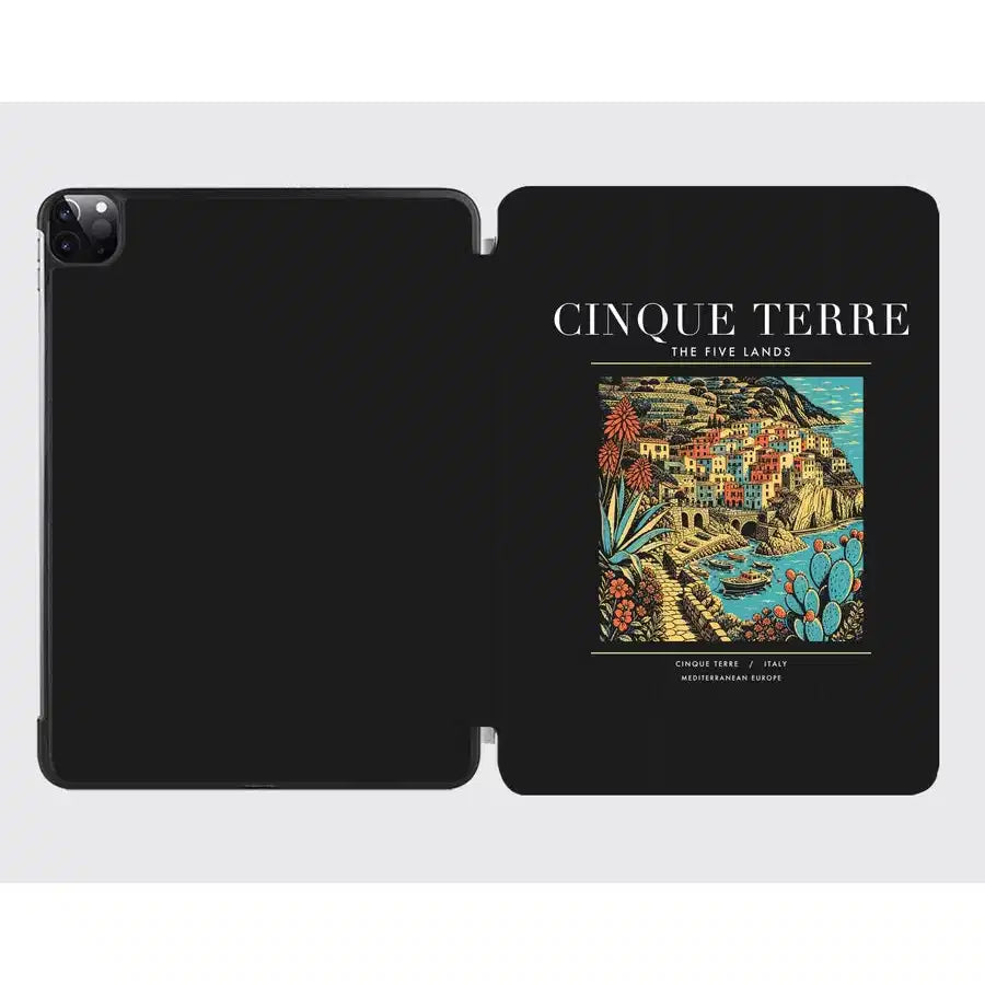 CINQUE TERRE - Poster - iPad Case - Black