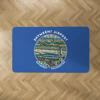 Thumbnail for Shymkent International Airport (CIT) Carpets - Carpet Rectangle - Badge - Blue V2
