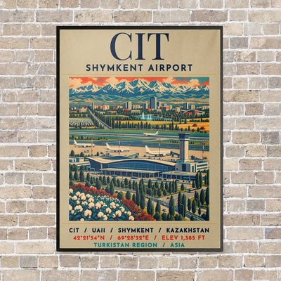 CIT - Poster - Canvas Framed - Beige