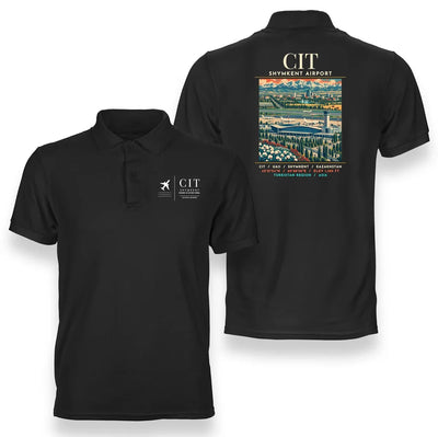 CIT - Poster - Double-Side Polo - Black