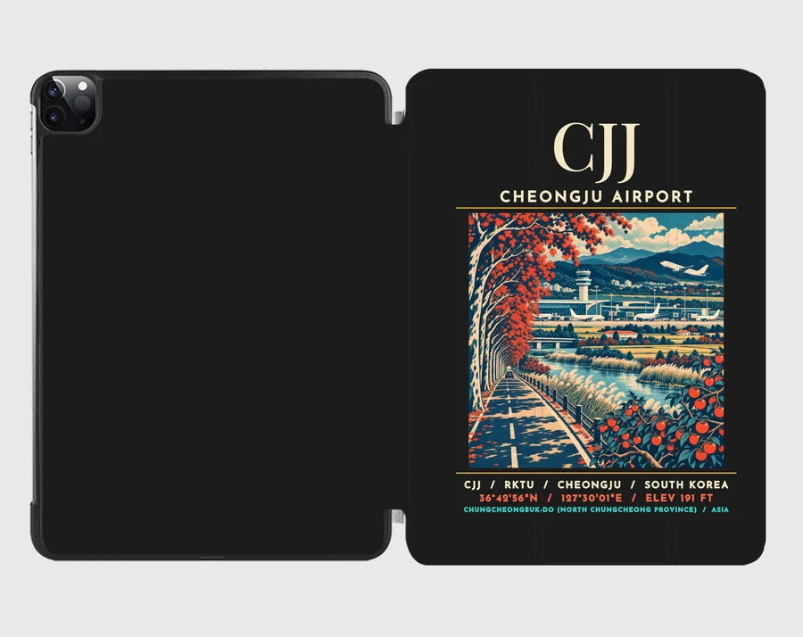 CJJ - Poster - iPad Case - Black