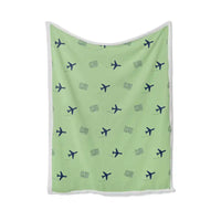 Thumbnail for Jeju International Airport (CJU) Bedding Sets & Blankets - Blanket - Pattern - Light Green