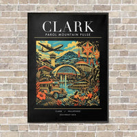 Thumbnail for CLARK - Poster - Canvas Framed - Black