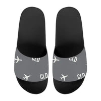 Thumbnail for McClellan-Palomar Airport (CLD) Slippers & Flip Flops - Slippers - Sport - Pattern - Gray